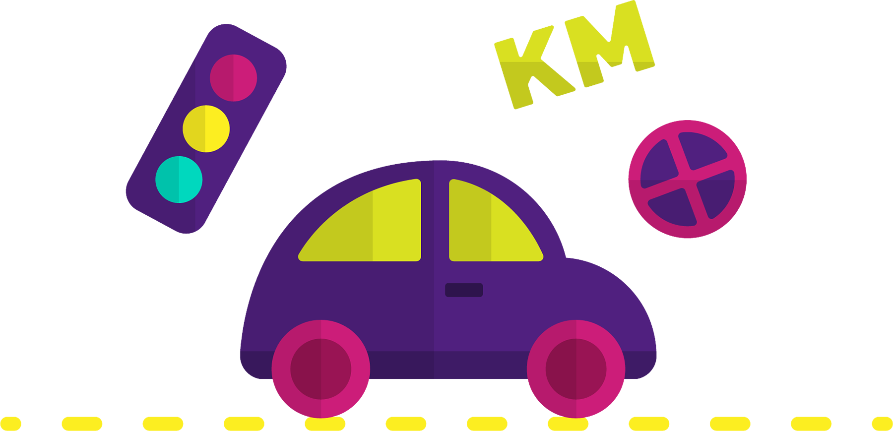 tatsächliche Fahrtkosten, App, Trenner